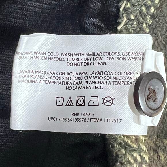 Orvis Men’s Green Plaid Flannel Shirt Jacket XL 100% Cotton - Side Pockets - Picture 9 of 9